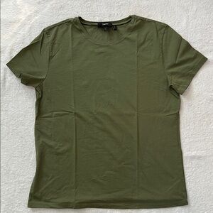 Theory Women’s Sage Green Crew Neck Tee, Size L